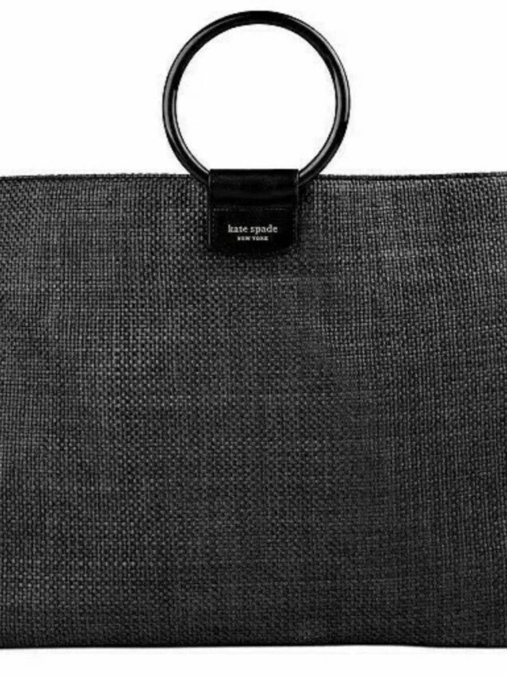 kate spade Black Ring-Handle Tote